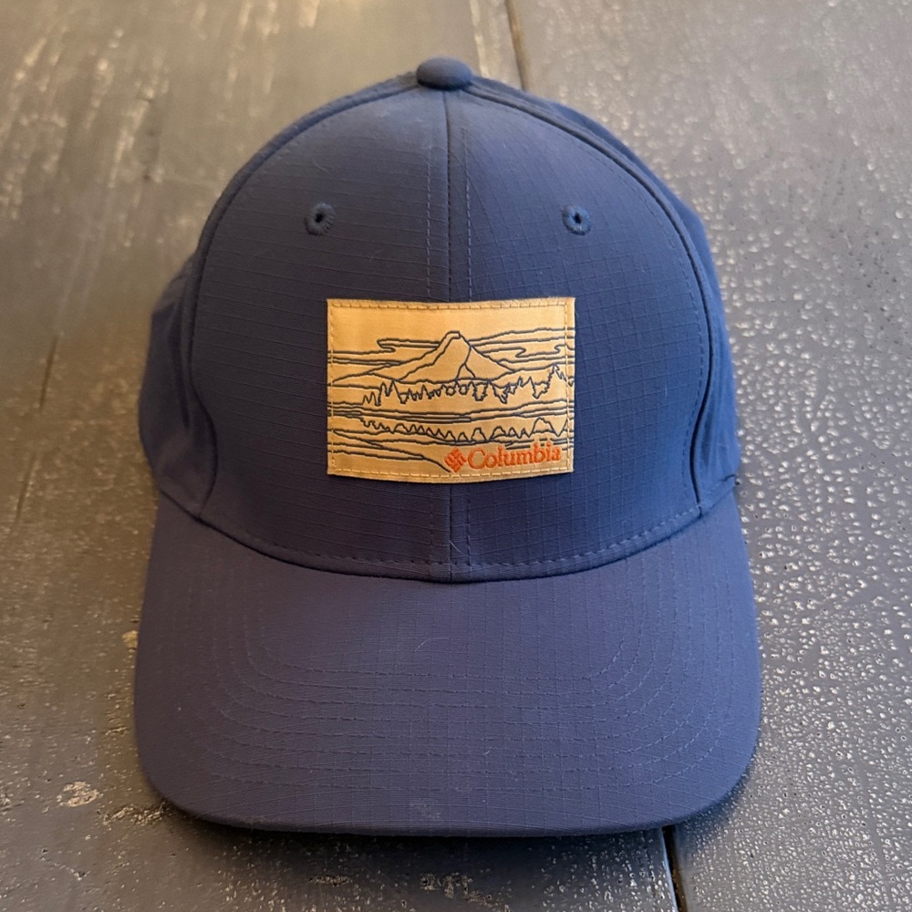 Columbia Navy Cap with Gold Emblem